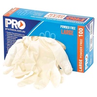 ProChoice Disposable Latex Powder Free Gloves 10 Pack