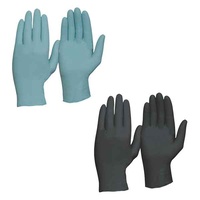 Disposable Blue Nitrile Powder Free Gloves 10 Pack