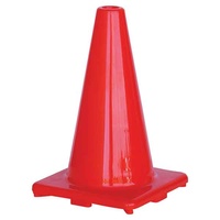 Orange PVC Traffic Cones 300mm