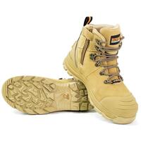 Bison XT Ankle Lace Up Boot with Zip Wheat Size AU/UK 4 (US 5) Colour Wheat