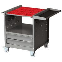 ITM CNC Tool Cart With 2 Lockable Drawers 28 x Bt-40 Tool Holders PB-NTW4B2D