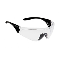 Ugly Fish Flare with Vented Arms RS5959-V Matt Black Frame Clear Lens Safety Sunglasses