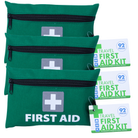 3 Packs Travel First Aid Kit Bag 276pcs Medical Workplace Survival Set Home Car Family Emergency Treatment Rescue