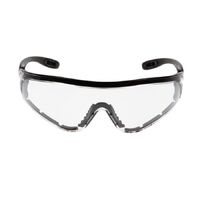 Flare with vented arms & positive seal rs5959-v-psMatt Black Frame/Clear Lens