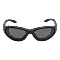 Glide polarised motorcycle sunglasses rsp03282 - matt black frame/smoke lens