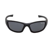 Slingshot polarised safety sunglasses rsp2730 - matt black frame/smoke lens
