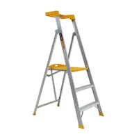 Gorilla Ladders Platform ladder 3 Step (0.85m) Pro-Lite Aluminium 150kg Industrial  PL003-PRO