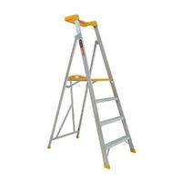 Gorilla Ladders Platform ladder 4 Step (1.14m) Pro-Lite Aluminium 150kg Industrial  PL004-PRO