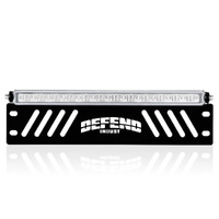 DEFEND INDUST 14inch Number Plate LED Light Bar Single Row Driving Lamp Offroad 4x4