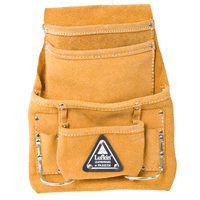 Lufkin Nail & Tool Bag 10 Pocket Suede Gold PNB1298