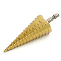 Proamp 4-32mm Tin Coat Step Drill Bit PROSTEP4-32B
