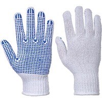 Classic Polka Dot Glove White/Blue Medium Regular 36x Pack