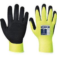 Hi-Vis Grip Glove Yellow Medium Regular 12x Pack