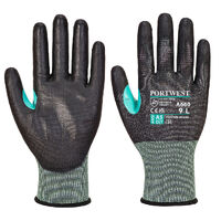 CS VHR18 PU Cut Glove Colour Black Size M