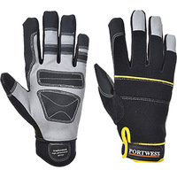 Tradesman Glove Black Large Regular 2x Pack