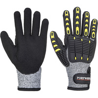 Portwest Anti Impact Cut Resistant Glove 2x Pack