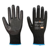 LR15 PU Touchscreen Glove PK12 Colour Black Size M