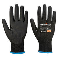 LR15 Nitrile Foam Touchscreen Glove PK12 Colour Black Size M