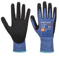 Dexti Cut Ultra Glove Black/Blue Large 12x Pack