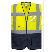 Warsaw Executive Vest Yellow/Navy Medium Regular 3x Pack