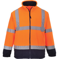 Hi-Vis 2-Tone Fleece Orange/Navy XSmall Regular