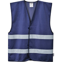 Iona 2 Band Vest Navy LXL Regular 6x Pack
