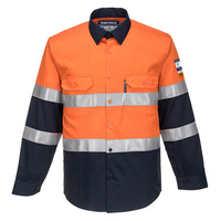 Portflame Shirt Orange/Navy Large Regular