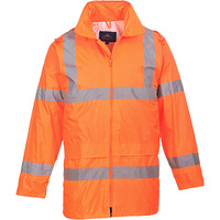 Hi-Vis Rain Jacket Orange 4XL Regular