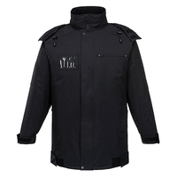 Security Jacket Black Large Regular