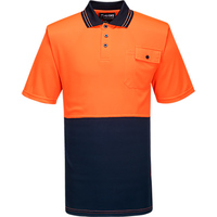 Truckie Polo Shirt Class D Orange/Navy 4XL Regular