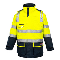 Flash FR Hi-Vis Jacket D/N Yellow/Navy Medium Regular