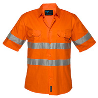 Lightweight Shirt Short Sleeve D&N Orange Large Regular