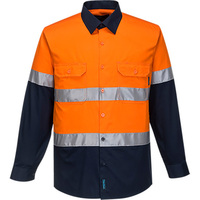 Lightweight Shirt Long Sleeve D&N Orange/Navy 4XL Regular