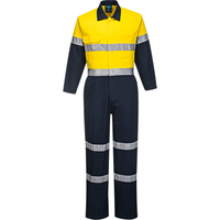 Cotton Coverall D&N Yellow/Navy 117 Regular