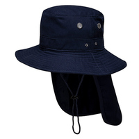 Wide Brim Hat Navy XX3X Regular 2x Pack
