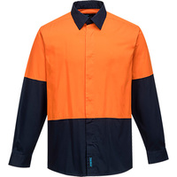 Food Industry Shirt Long Sleeve ClassD Orange/Navy 4XL Regular