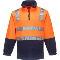 Polar Fleece Jumper D&N Orange/Navy 4XL Regular