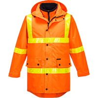 Hi-Vis 4in1 Jacket D&N Orange Medium Regular