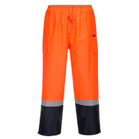 Prime Mover Wet Weather Cargo Pants Orange/Navy 4X/5X Regular
