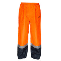 Prime Mover Wet Weather Pull-on Pants Orange/Navy 4X/5X Regular