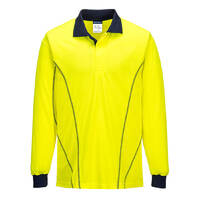 Airmesh Polo Shirt Class D S/S Yellow Medium