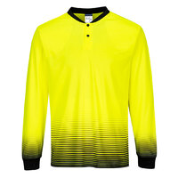 Sublimation Polo Class D L/S Yellow Large