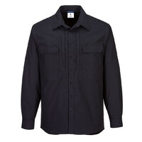 Utility Stretch Work Shirt L/S Black Large