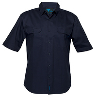 Business Shirt Short Sleeve Navy 4XL Regular