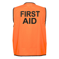 First Aid Hi-Vis Vest Class D Orange 4XL Regular 3x Pack