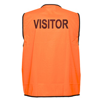 Visitor Hi-Vis Vest Class D Orange 4XL Regular 3x Pack