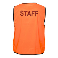 Staff Hi-Vis Vest Class D Orange 4XL Regular 3x Pack