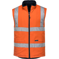 Reversible Bodywarmer D&N Orange 4XL Regular