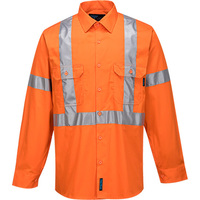 Cross Back Shirt Long Sleeve D&N Orange Medium Regular