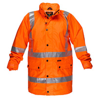 Hi-Vis X Rain Jacket Lite D&N Orange 4XL Regular